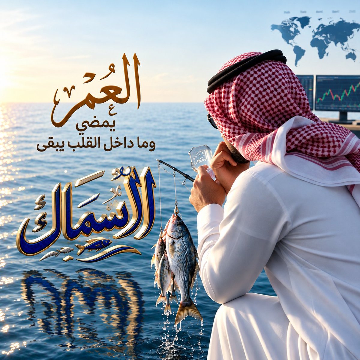 Abueanab's tweet photo. لوقو جديد حساب ابو فارس بمناسبة النسبة في سهم الاسماك https://t.co/cgNFoNpzaH