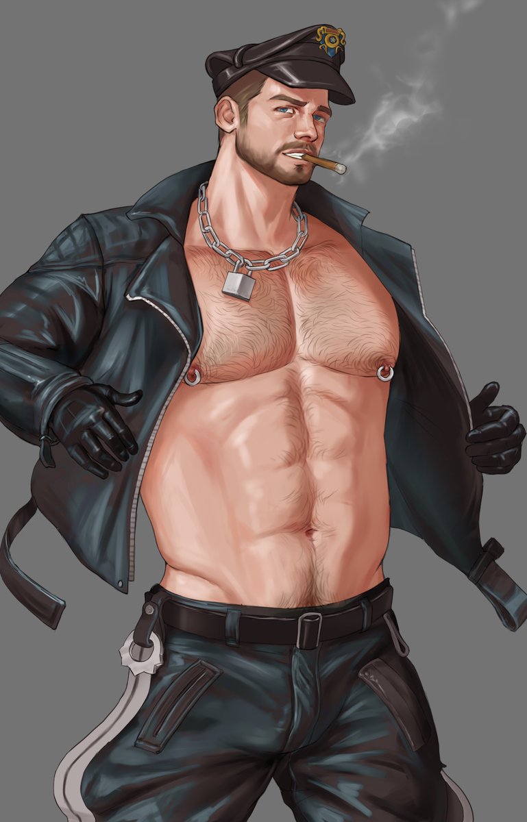 ningmengni123's tweet photo. Kinktober day 1: Leather #ChrisRedfield https://t.co/1Cy9Ok8kQC