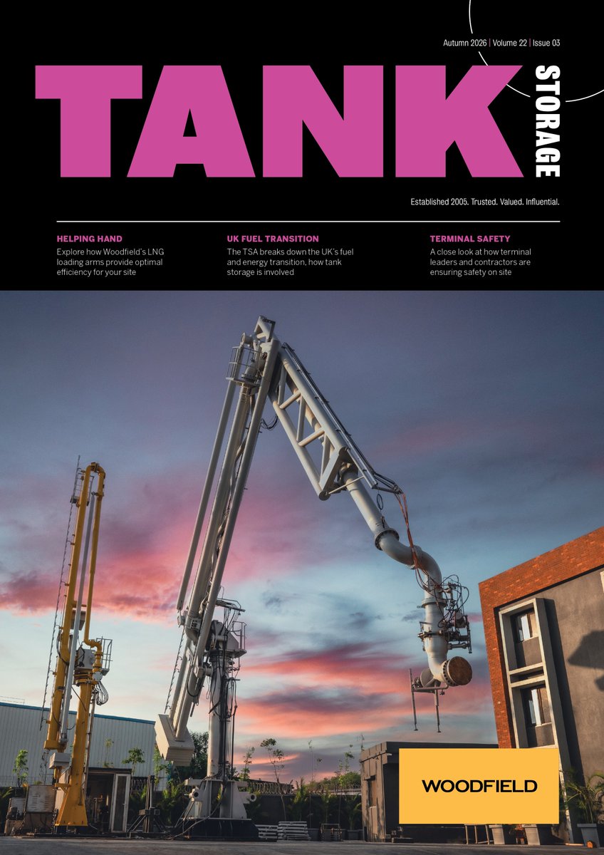 TankStorageInfo's tweet photo. Have you read Tank Storage Magazine Autumn 2026? 🍂
Read informative articles on petrochemicals, vapour recovery and drone tank inspection from industry leaders!
TSM Autumn 2026: https://t.co/K5knlZxcfl
Eager to read the full magazine?  https://t.co/XdLBT0K7hZ
#tankstorage #oil https://t.co/dQw67RbHel