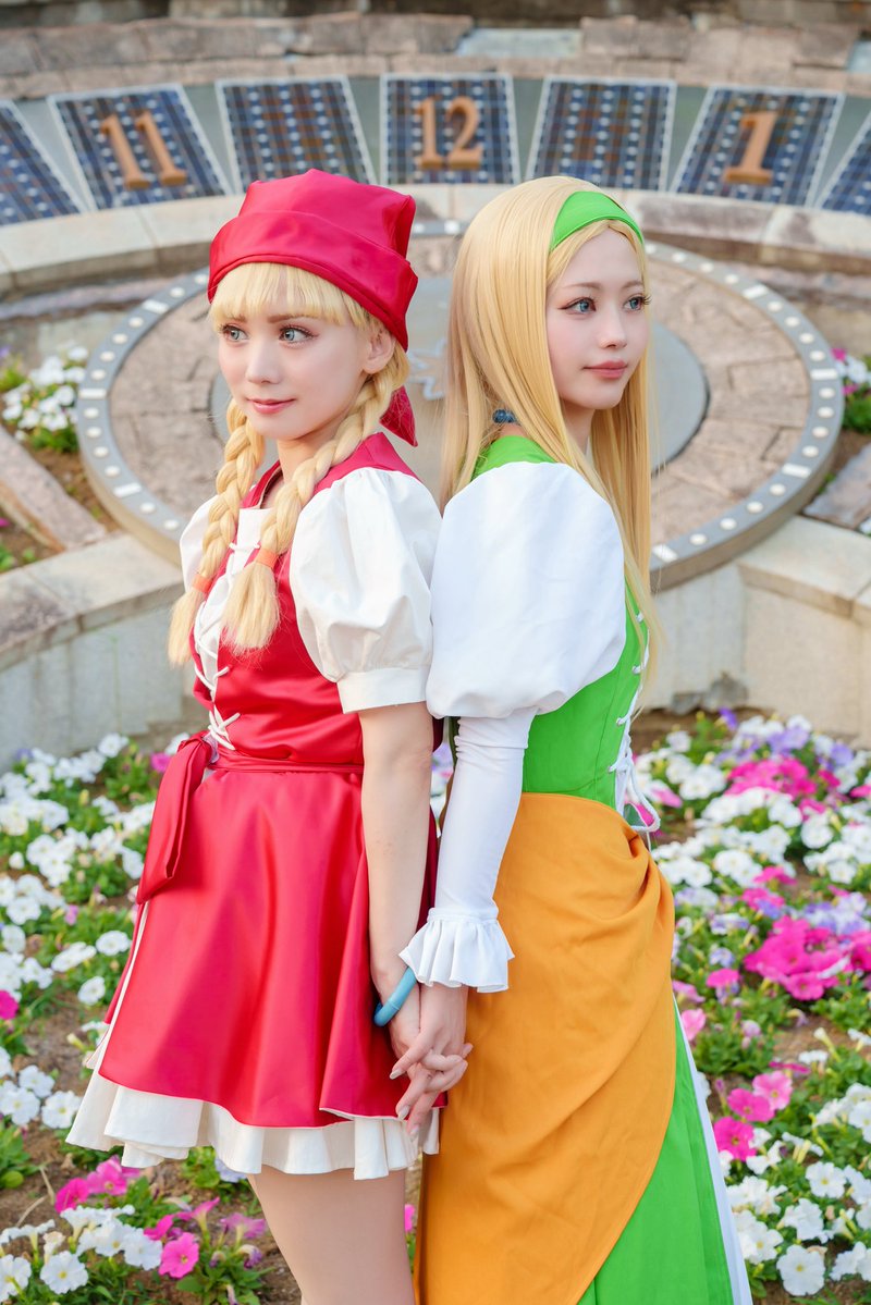 pekopikozaemon's tweet photo. ドラゴンクエストⅪ／DQ11
ベロニカ(大人)
セーニャ@YOYOrogerXX 
コスプレ
📷@M_Schmitt1 

双子尊いね🥹🙏💕 https://t.co/a5TT6K770l