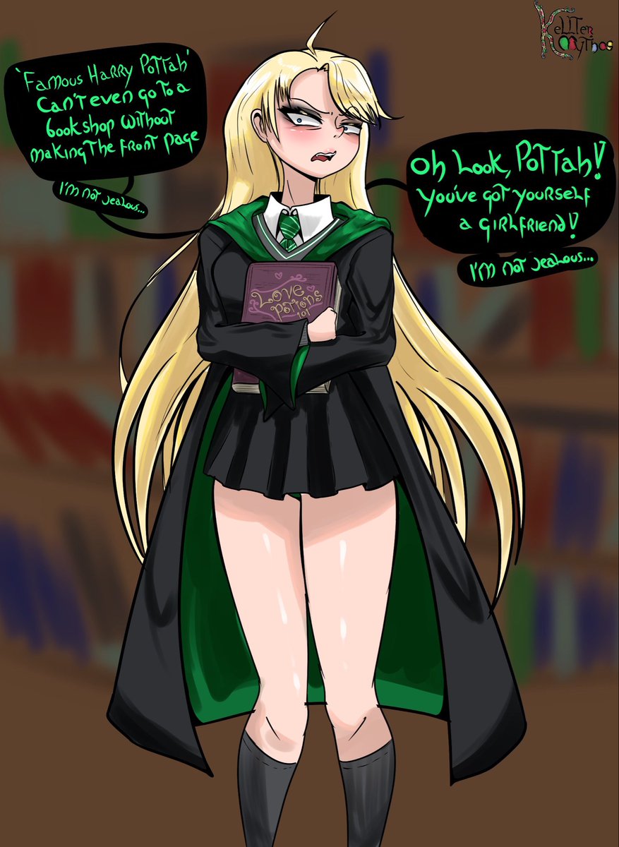 _Malfoid_'s tweet photo. You’re dating a Weasley, Potter?! Who knew you were that desperate 🤭…. I always thought you would ask me…🥺

#harrypotter #malfoid #draco https://t.co/pFAar70spO