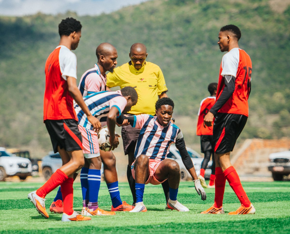 TARDI540202's tweet photo. MATCH 2 UNDERWAY! β½π₯
Madzi locks horns with Taung in game two of the day! High energy and tactical grit on display as both sides battle for total dominance on the pitch! πβ‘
#NACSANO2026 #SoccerWeek #MadziFC #TaungFC #LiveAction #MatchDay #TARDI https://t.co/W2WdGO8IZ8