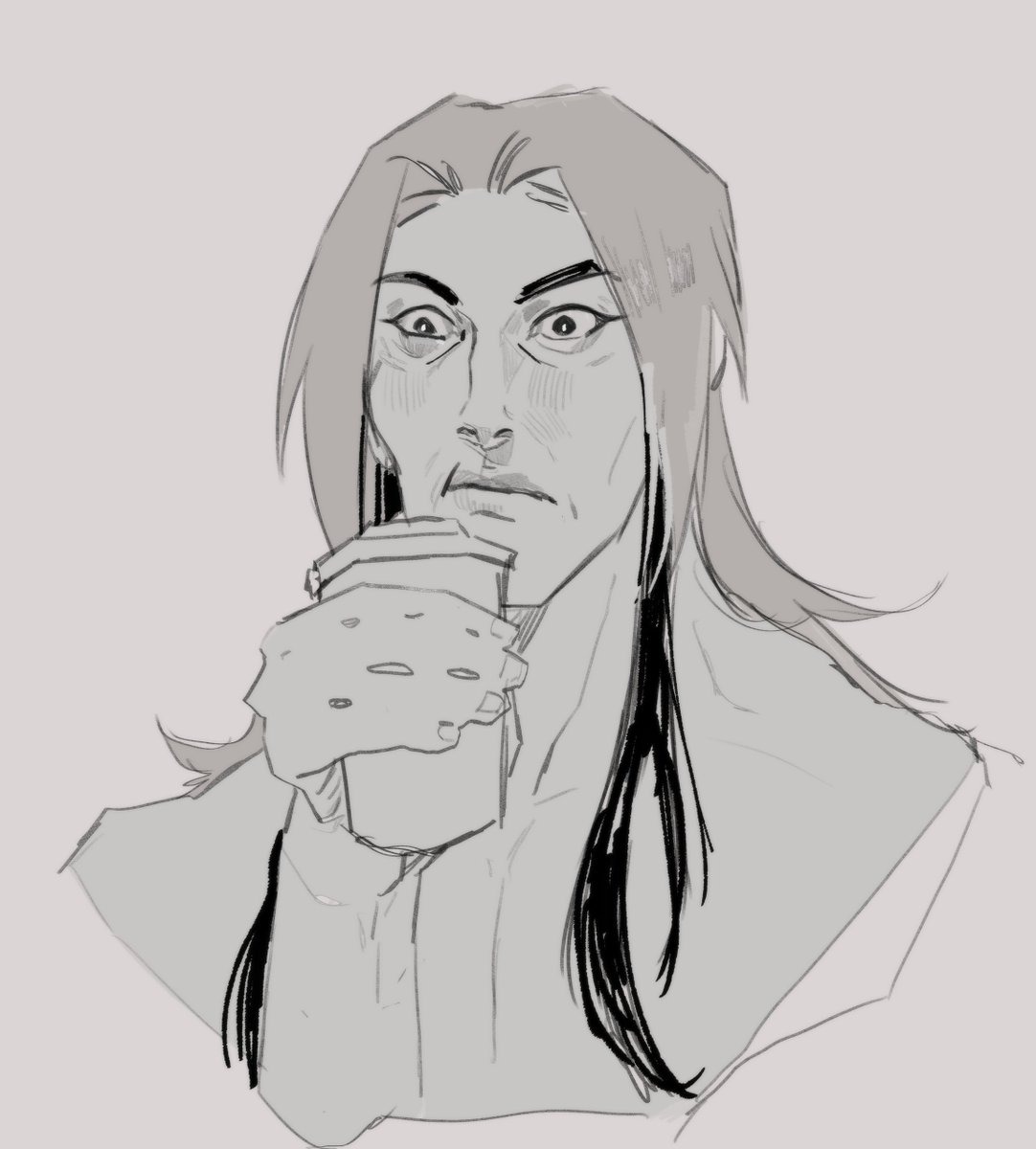 gray_esteem's tweet photo. Our gremlin isn't happy to be out there in Püssi today, I'm sorry fam 🥺
+ Yone when Kayn literally breathes 
#HEARTSTEEL‌ #kayn #ezreal #sett #aphelios #yone #fanart https://t.co/bLJhNWeHTo