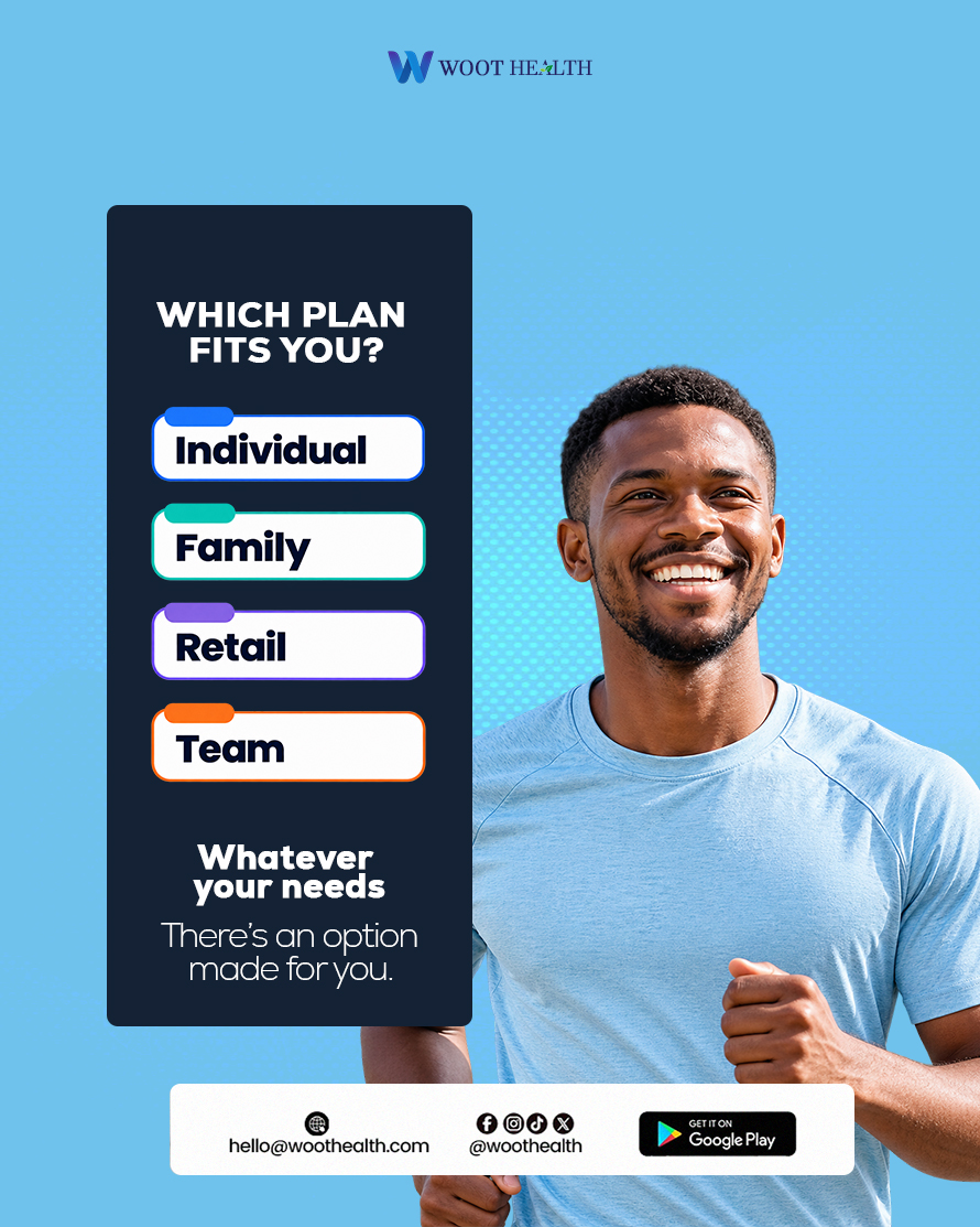 WootHealth's tweet photo. Confused about which Woot Health plan to choose? 

Don’t worry  we’ve made it simple.

Whether it’s just you, your family, your retail business, or your team, there’s a Woot Health plan designed around your needs.

Find your fit. Choose your plan.  Stay covered. https://t.co/n0ghuiTiXN