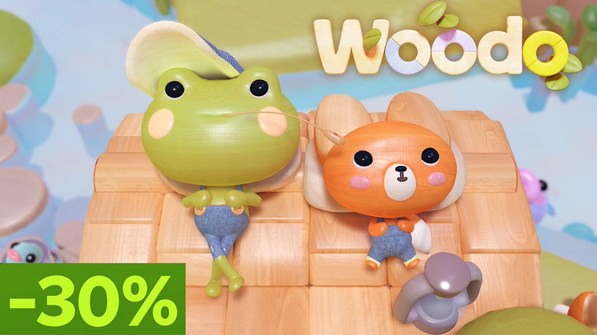 YulliaProhorova's tweet photo. 📢Woodo is 30% off for just a few more hours!⏰
Send this to someone who needs to see it. 😁
Steam: https://t.co/dPpBbooPkT https://t.co/dhNCLVZrgK