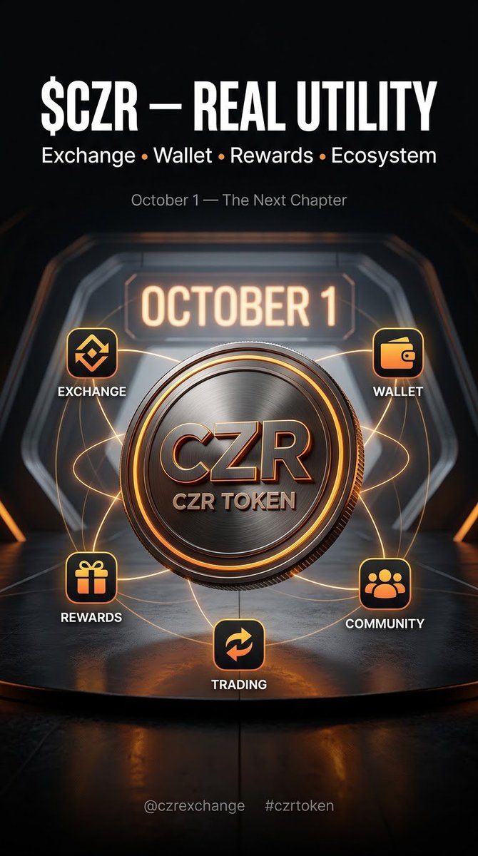 MAbdullah26783's tweet photo. $CZR is getting closer to real utility, with its token becoming more connected to the @czrexchange ecosystem. 👀
October 1 is almost here  curious to see what comes next.

@czrexchange 
#czryet #czrtoken #CZREX https://t.co/XLLpaZfkXm