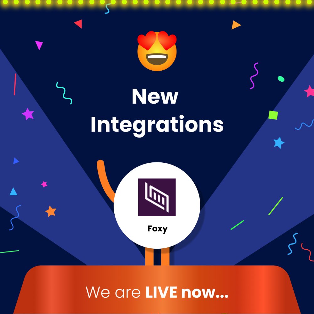 IntegratelyApp's tweet photo. Now integrate @foxycart with 1500+ apps with just one click using Integrately!
 
And because it's so easy to use, you'll be up and running in no time.

#1ClickIntegrations #NoCode https://t.co/V72f3rwUzv