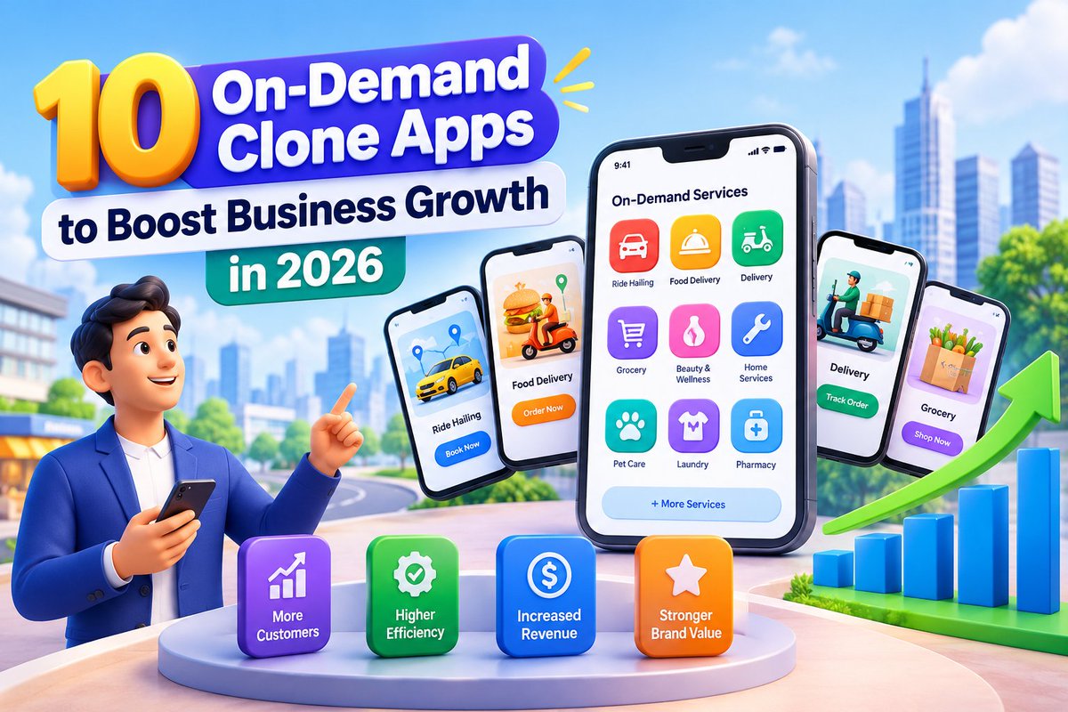 ondemandscript's tweet photo. 𝟏𝟎 𝐌𝐮𝐬𝐭-𝐇𝐚𝐯𝐞 𝐎𝐧-𝐃𝐞𝐦𝐚𝐧𝐝 𝐂𝐥𝐨𝐧𝐞 𝐀𝐩𝐩𝐬 𝐭𝐨 𝐁𝐨𝐨𝐬𝐭 𝐘𝐨𝐮𝐫 𝐁𝐮𝐬𝐢𝐧𝐞𝐬𝐬 𝐢𝐧 𝟐𝟎𝟐𝟔

https://t.co/UQh8UxFVsj

#ondemandclone #ondemandcloneapps #boostbusinessgrowth #businessgrowth #Businessnews https://t.co/vAZRJEyDS3