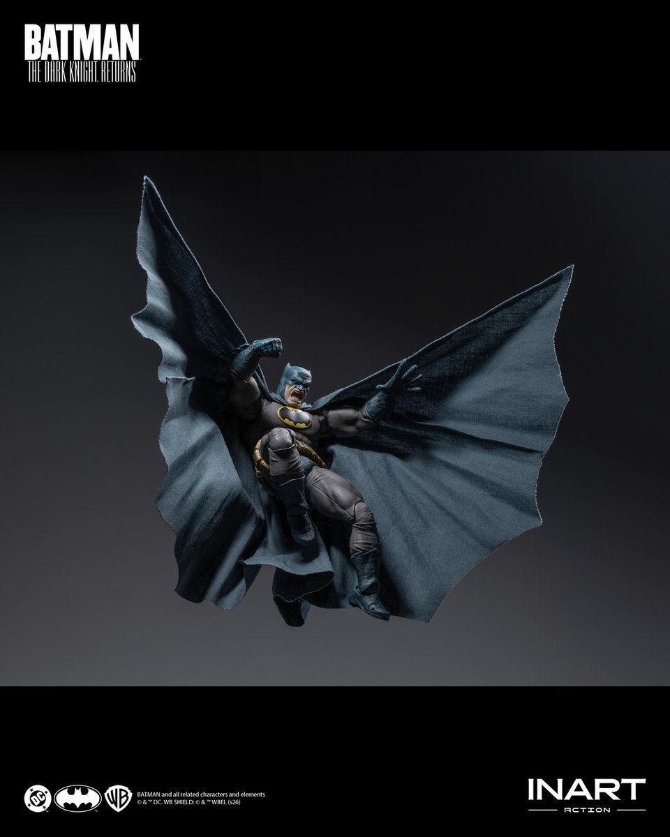 INART_Official's tweet photo. INART Action - Batman: The Dark Knight Returns -  Batman (Blue Suit) Action Figure

Pre-order begins: October 3, 2026, 10:00 GMT+8
RSVP: https://t.co/8syrEupyjQ

"I want you to remember… the one man who beat you."
Gotham has been ravaged.

#INARTAction #DC #Batman https://t.co/p2O1oQe8mN