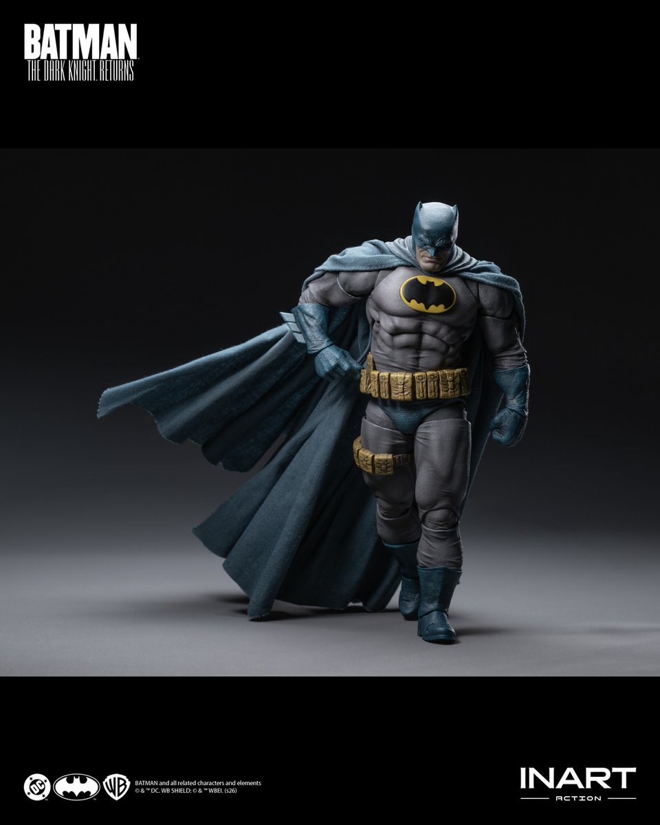 INART_Official's tweet photo. INART Action - Batman: The Dark Knight Returns -  Batman (Blue Suit) Action Figure

Pre-order begins: October 3, 2026, 10:00 GMT+8
RSVP: https://t.co/8syrEupyjQ

"I want you to remember… the one man who beat you."
Gotham has been ravaged.

#INARTAction #DC #Batman https://t.co/p2O1oQe8mN