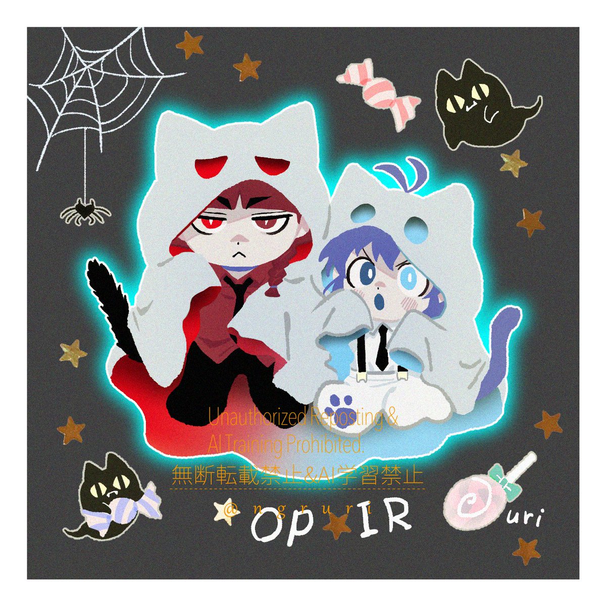 ngruri's tweet photo. オペイル おばけちゃん
🐈‍⬛👻❤️💙 https://t.co/F907yXLwrI