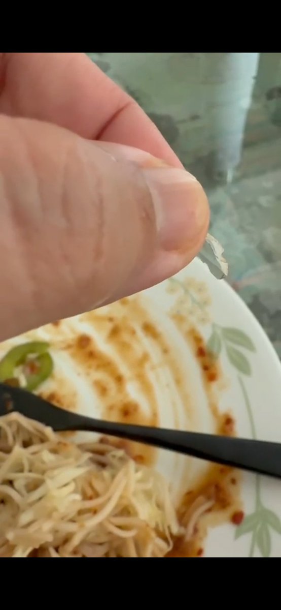 highheelswaali's tweet photo. Is this your standard and quality?
Found GLASS in food. 
Ordered from Asia Kitchen and this is the quality???!!! 
@specialityindia https://t.co/inzTBmggIM
