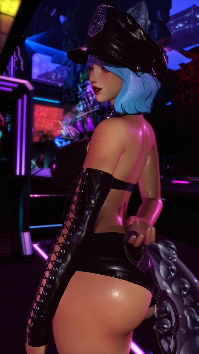 NotGoonska's tweet photo. You're under arrest ! 

#freiaposes https://t.co/BbO0ywNUaA