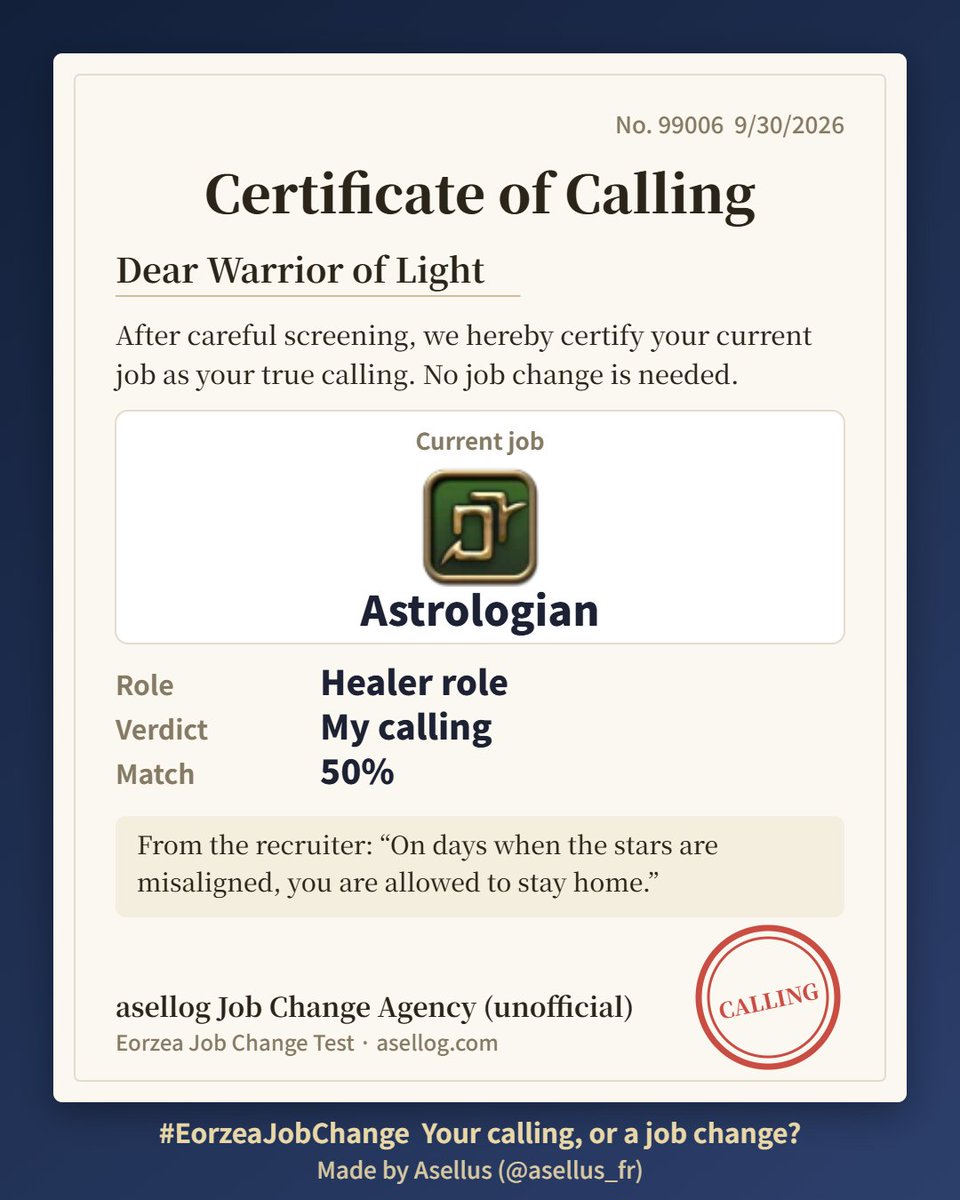 krsnest's tweet photo. Welp apparently I'm stuck being AST https://t.co/iWJMHlzhXC