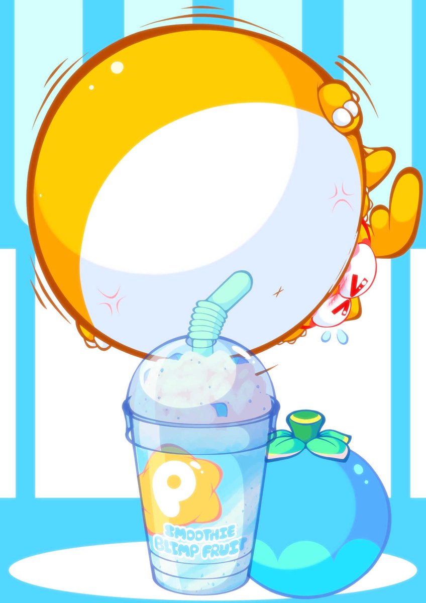 PukupukuCharu's tweet photo. Tasty smoothie blimp fruit, that give you a refreshing and floating feel.🎈 Wanna give some try? (╹ڡ╹ ) https://t.co/3PvSHbyXhO