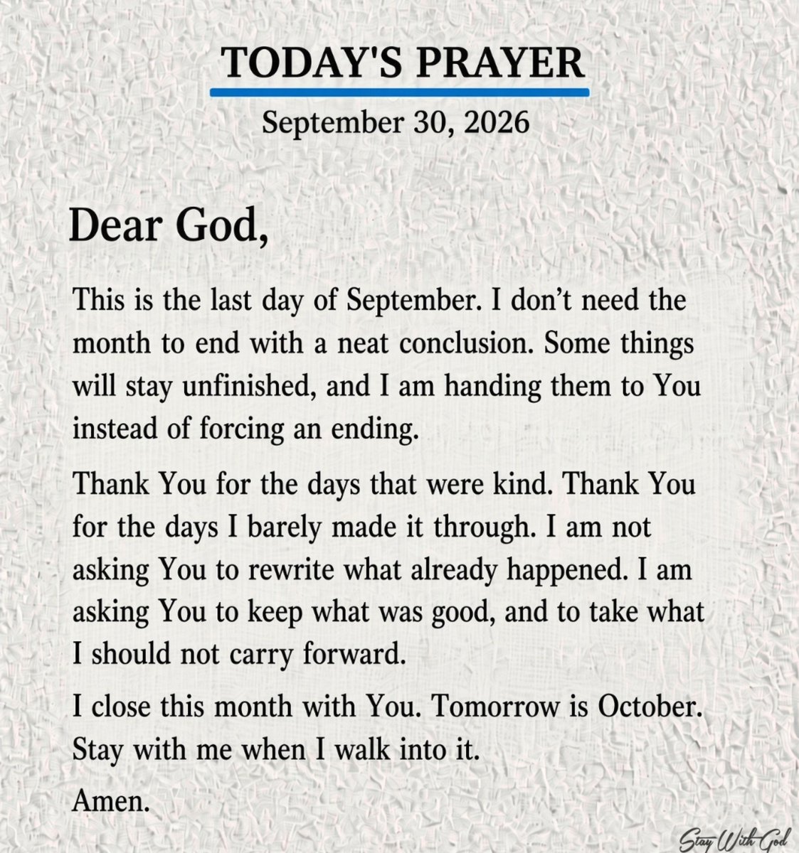 StayWithGod111's tweet photo. I close this month with You. 🙏🏻 https://t.co/QJalDNgQ7S