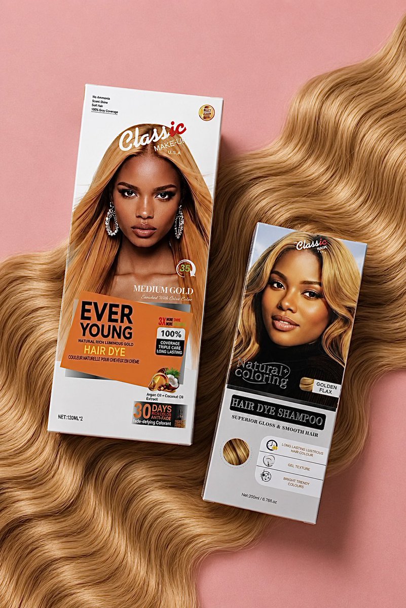 ClassicMakeup's tweet photo. Black | 🍷 Wine | ✨ Medium Gold

Classic Hair Dye Collection + Shampoo 💕

✔️ Gentle &amp; easy to use ✔️ Perfect for men &amp; women ✔️ Long-lasting, natural finish
-
DM us or Visit at https://t.co/ewTcID06LZ
-
#nwabali #Nkechiblessing #pastor #Tinubumustgo https://t.co/Mkw3OlPa9Q