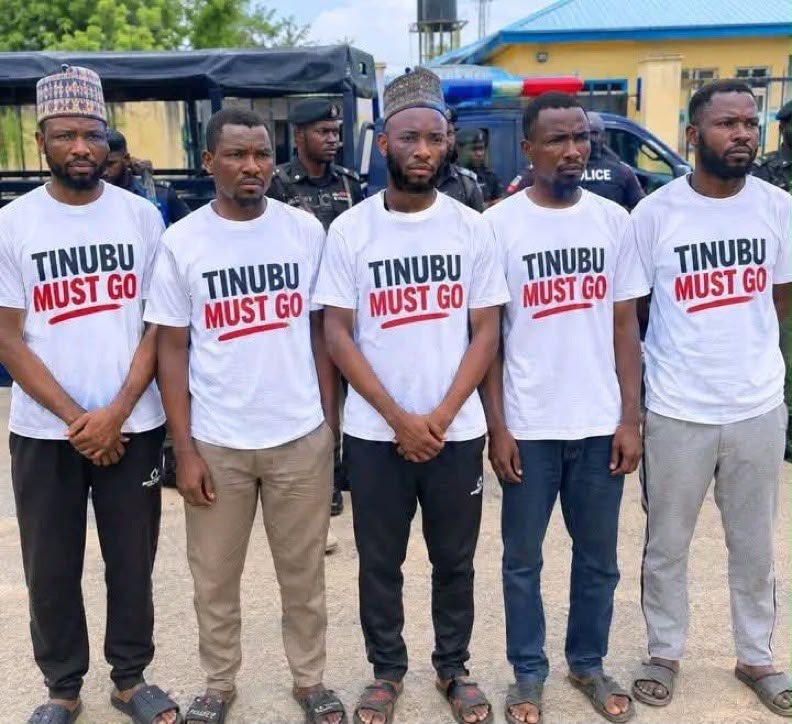 sowore's tweet photo. I wholeheartedly condemn the unlawful arrest, humiliation, and detention of these citizens for freely expressing their political opposition to the failed Tinubu regime in Borno State.

I learnt that this cowardly act was engineered by the @OfficialAPCNg  Governor of Borno State, Prof. Babagana Zulum @ProfZulum , with the aid of the Nigerian Police. These citizens were subsequently secretly arraigned before a magistrate and remanded in prison.

Those unjustly detained are:
Ba’ana Grema
Mustapha Abba
Abacha Muhammed Ali
Adam Umar Gubio
Abdulhamid Mohammed

The charges against them must be dropped immediately, and all five citizens must be released from this unjust detention.

Political opposition is not a crime. Peaceful expression is not a crime. Nigerians must never be imprisoned simply for opposing those in power.

#TinubuMustGo