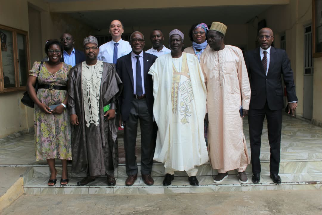 PNUDCameroun's tweet photo. 🇨🇲 UN RC/HC @IssaSanogoUN , @PNUDCameroun  @Chris_Charbon  met with Prof. Haman Djallo, #President of the Far North Regional Council, to advance dialogue on the region's development priorities.

Discussions focused on decentralization, local governance, economic transformation, agricultural value chains, stabilization efforts, climate resilience, and the empowerment of youth and women, while exploring synergies under the upcoming UNDP Country Programme 2027-2031.

 #LeaveNoOneBehind