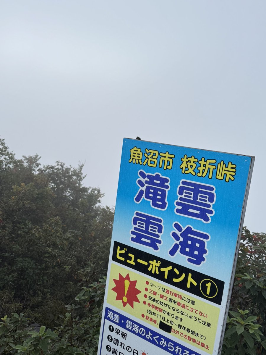 soigayatya's tweet photo. 八海山やっぱ荒々しいよ
飯豊山も見えてるっぽい？
登山口の枝折峠は滝雲のスポットだそうで、それ目当ての人も多かった
朝通過した時は真っ白だったけど、標高上げてくとちょっとそれっぽく見えるのも https://t.co/jumwqlHFUD