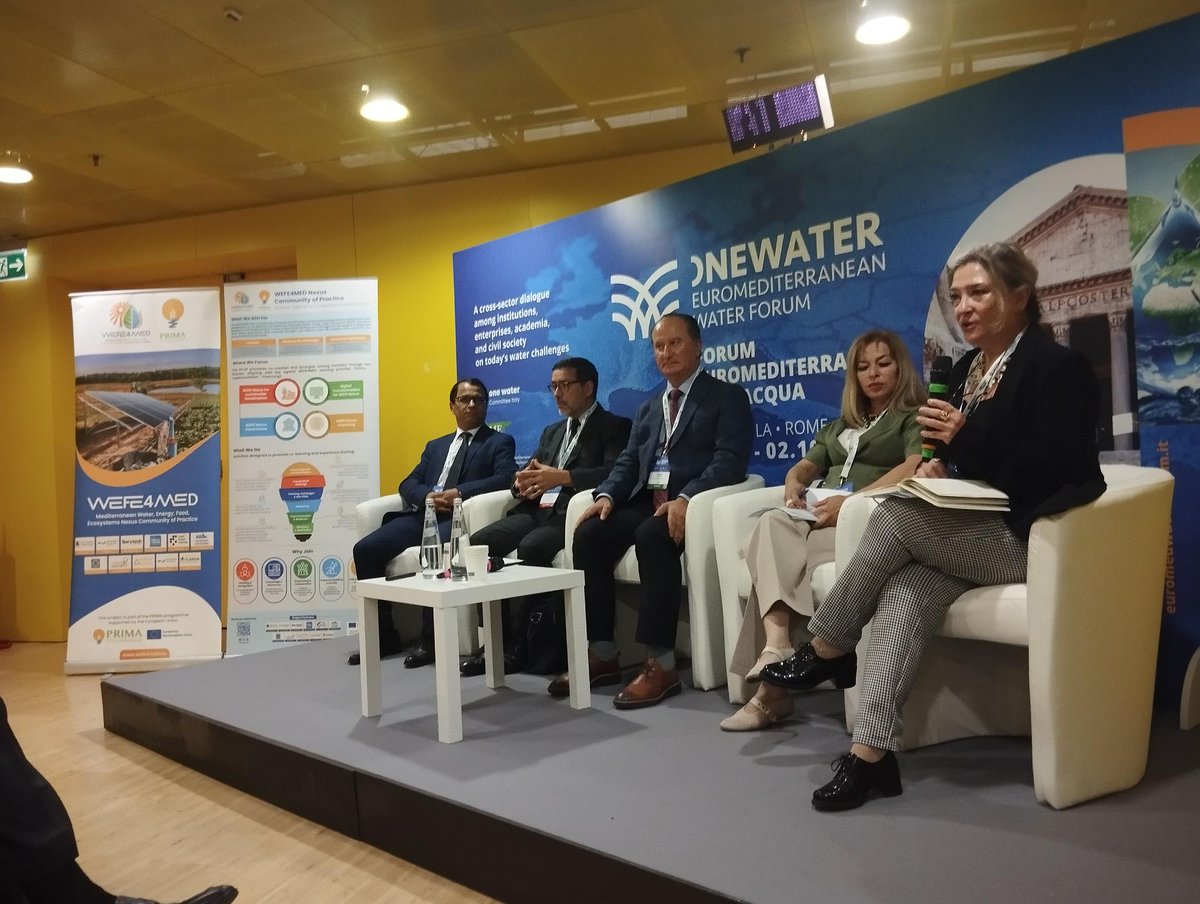 MedCities's tweet photo. π§ @Wefe4Med Workshop at #MediterraneanWaterForum! We participated as a project partner in the session 'From #WEFE Nexus Experience to Wider Uptake: Lessons, Enabling Conditions and Future Action' to share the outputs and achievements and showcase implementation experiences https://t.co/n5Wo8Xy5tx