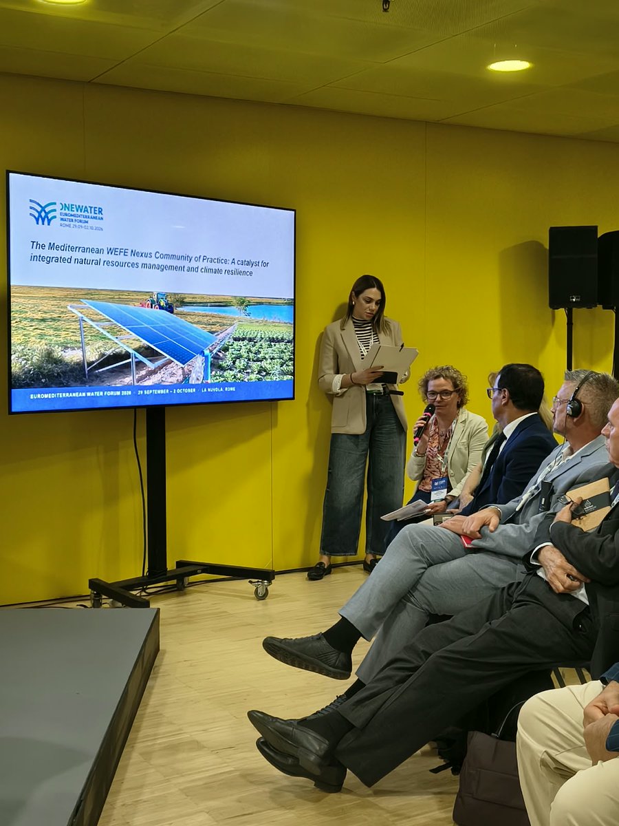 MedCities's tweet photo. π§ @Wefe4Med Workshop at #MediterraneanWaterForum! We participated as a project partner in the session 'From #WEFE Nexus Experience to Wider Uptake: Lessons, Enabling Conditions and Future Action' to share the outputs and achievements and showcase implementation experiences https://t.co/n5Wo8Xy5tx