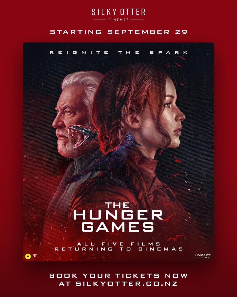 christupaea's tweet photo. It was tremendously thrilling to see THE HUNGER GAMES films in the cinema again (back-to-back). 
Dark, gritty, overflowing with political subtext &amp; always emotionally-rewarding.
Watching Jennifer Lawrence’s jaw-dropping &amp; bravura performance, uninterrupted, was an absolute GIFT. https://t.co/LNh4ha7kk8