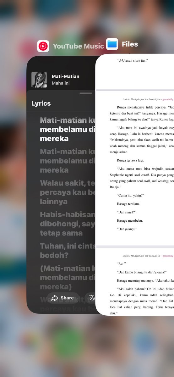 strawberawry's tweet photo. update; udah baca😊 membaca sambil denger lagu kramat enih https://t.co/6clCLpXHZj