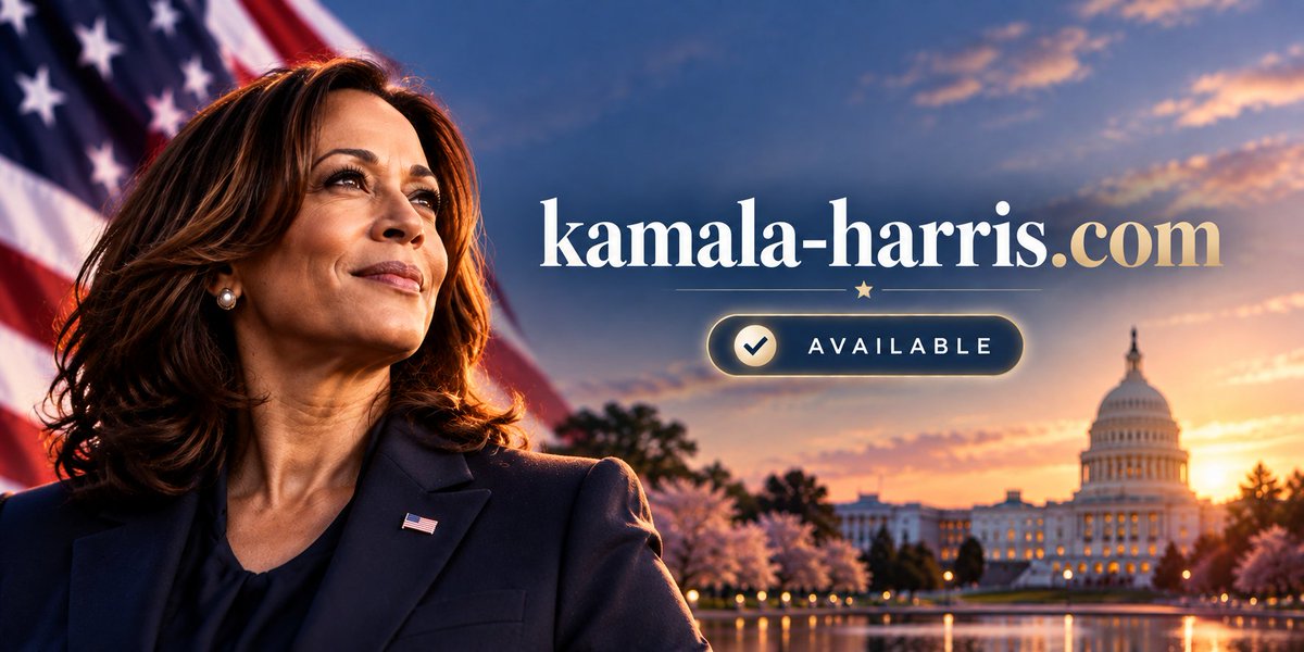 CytrusBiz's tweet photo. https://t.co/nAHwRE3swI IS AVAILABLE TO PURCHASE!

#KamalaHarris #DomainForSale #PremiumDomain #DomainName #Domains #DomainInvesting #DomainInvestor #DomainMarketplace #DigitalAssets #BrandableDomain #DomainSale #DotCom #KamalaHarrisDomain #PoliticalDomains #DomainNames https://t.co/mnh9mPT8hQ