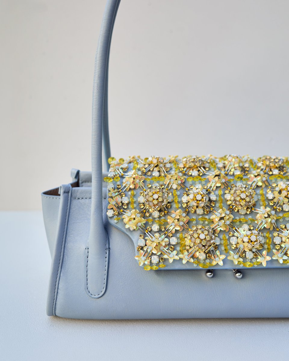 marniofficial's tweet photo. Discover MARNI Spring Summer 2027 collection by Creative Director Meryll Rogge.

Embroidery takes on the character of an objet trouvé: lifted from one garment, placed on another and given new meaning. https://t.co/zgPvYd5Pm9