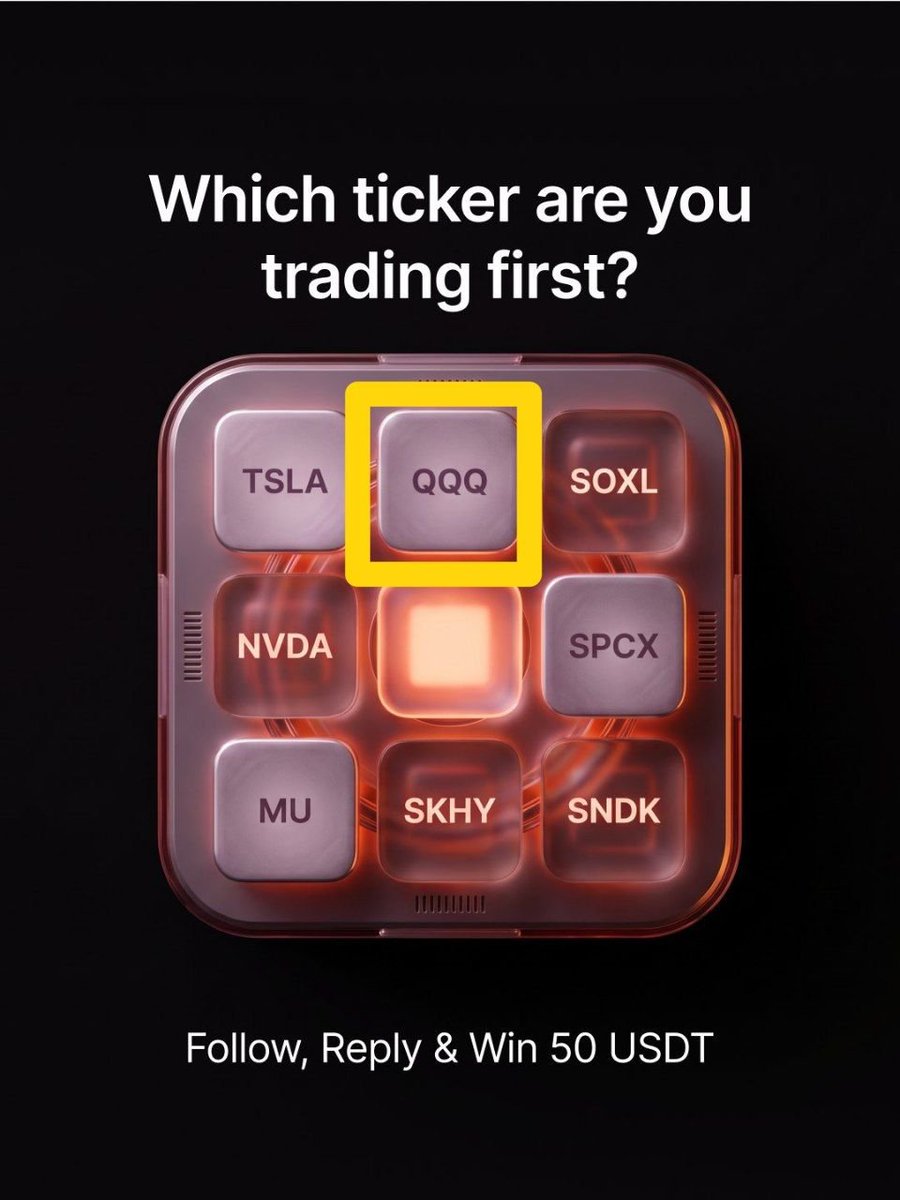 YuanXiu0's tweet photo. @Bybit_Official I'll trade $QQQ first. 
#MarketsAlwaysOn https://t.co/EH2YiYHBmW