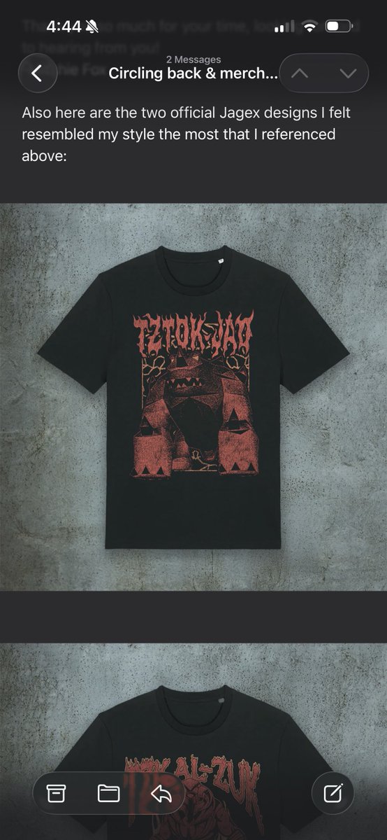 mitchiefox's tweet photo. Shortly after I did a merch collab with @OldSchoolRS they started running merch replicating the style I was known for instead of working with me again. I never said anything publicly but reached out privately about it multiple times kindly pointing it out and saying if they liked my style I’d love to work with them again & had no success of a real reply. Recently I saw with their @RuneFest merch that they have completely ripped another creators design who had also been reaching out for months trying to work with them. And now with their most recent collab with @100Thieves was ai slop merch that the posts of have now been deleted after being called out. It is incredibly frustrating to see this be a continued thing from a company who seems to support a lot of creators but is ripping designs from artists and using ai instead of working with the countless extremely talented artists in this community. I held my tongue when it was just something that happened to me but seeing it be an ongoing thing is incredibly disappointing to say the least.