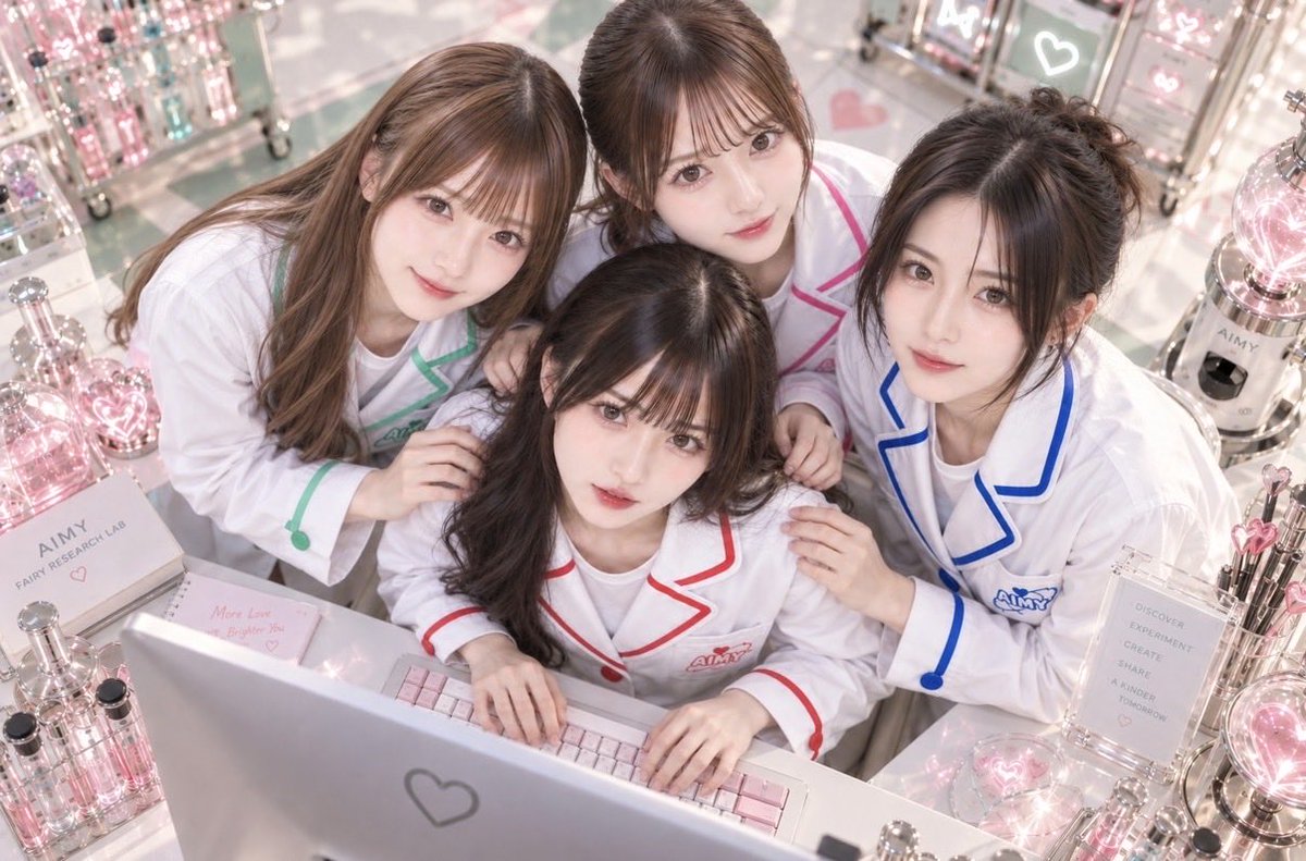 aimy_ohka2mo's tweet photo. 早くMV完成させて公開したくて、そわそわっ♡
ちなみに4人のデビュー曲のタイトルは
AIM♡中
だよっ💖どんな曲かな〜？🔫💖わくわくっ https://t.co/5zfgq1q7xy