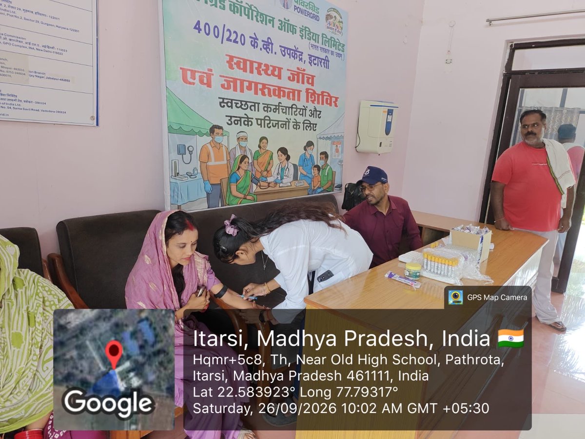 pgcilindia's tweet photo. Under #SwachhataHiSeva2026, POWERGRID organized health camps at various places, promoting good health, cleanliness, awareness, well-being, and inclusive community engagement.
#CommunityWelfare
#SwachhBharat
#POWERGRID
#SHS2026
#SwachhataHiSeva2026 
@SwachhBharat
@MoHUA_India
@MoJSDDWS
@MinOfPower
@PIB_India