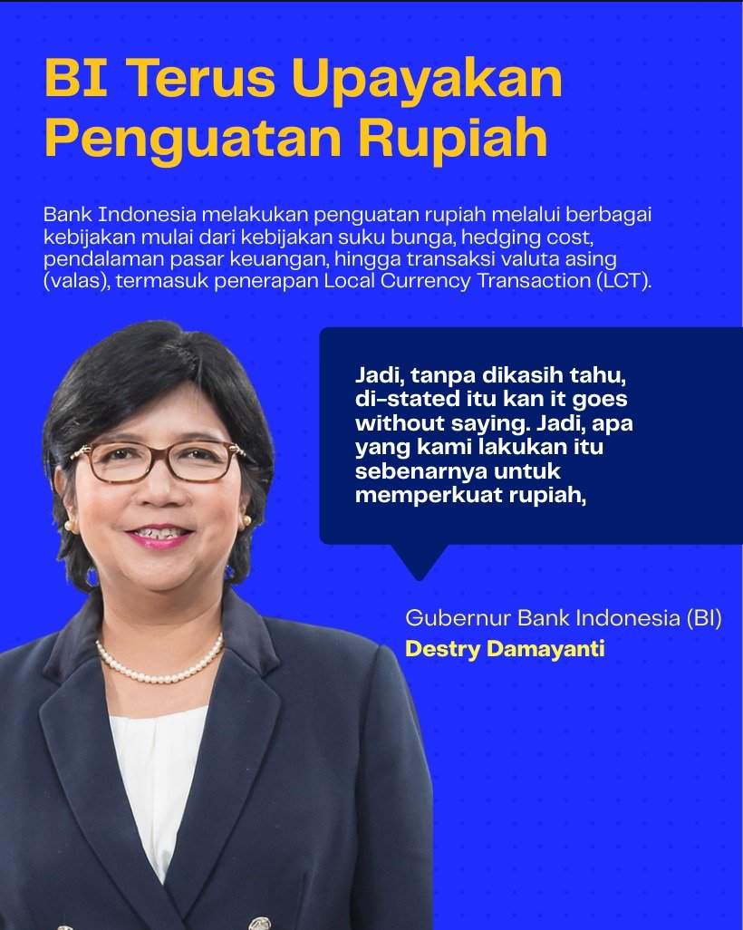 embeem's tweet photo. Upaya @bank_indonesia perkuat penguatan rupiah #TekananGlobal https://t.co/LhEtqkqQli