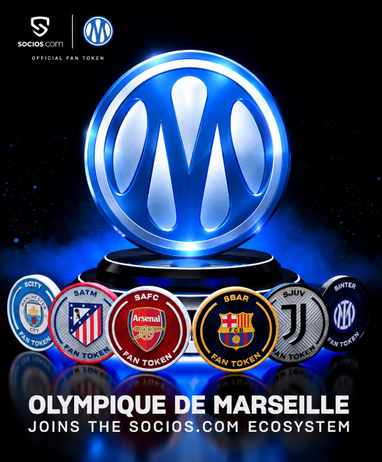 socios's tweet photo. Some of football’s most iconic clubs and national teams are already part of our ecosystem.

Olympique de Marseille now adds another historic European club to that group onchain. https://t.co/WrifFXQWdh