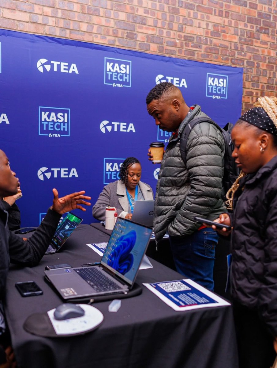 JoinUsForTEA's tweet photo. Kasi Tech Summit 2026 is happening now, techpreneurs, innovators and exhibitors filling the room with ideas, connections and practical insights on the future of technology and AI. 

Kasi is ready. 

Swipe through some moments.

#KasiTech #KasiTechSummit #JoinUsForTEA https://t.co/dSChmgi33s