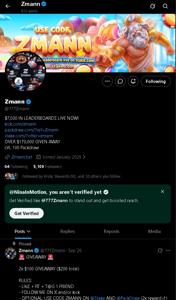 NinaInMotion's tweet photo. @777Zmann @Stake @PackDraw Thank you sar!
@starshindexxy https://t.co/4yh3ZpoCqw