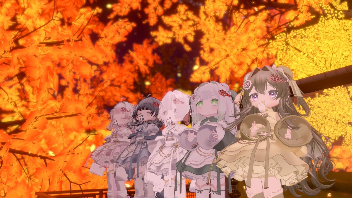 SHINA3_VR's tweet photo. 初めての衣装合わせをくるるんキッズ仲間としたよ～！
楽しすぎるし写真良すぎるで最高でした
たくさん写真あるからゆっくり投稿していく！

#くるるんキッズ  #VRChat

(最初だけメンバー紹介でメンション失礼します!)
@gohan_no1024 
@Pempe353 
@ruchan_115
@numesk_hestia https://t.co/f1ApSMlF73