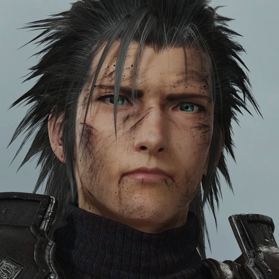 eyesaluna's tweet photo. god bless whoever created zack fair https://t.co/0dYqTPryWd