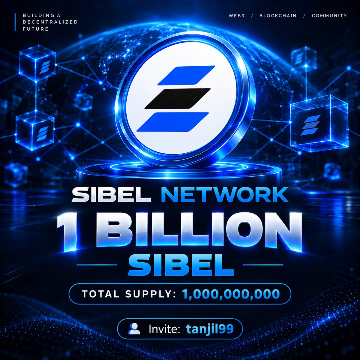 TanjilWeb3's tweet photo. 🚀 Sibel Network | 1B SIBEL Supply

💎 Total Supply: 1,000,000,000 SIBEL

Utility + Community + Ecosystem 🌐🔥

🎁 Join: https://t.co/s9gdOYRzYO
🔑 Invite: tanjil99

#SibelNetwork #SIBEL #Web3 https://t.co/KS9SbKBNJP