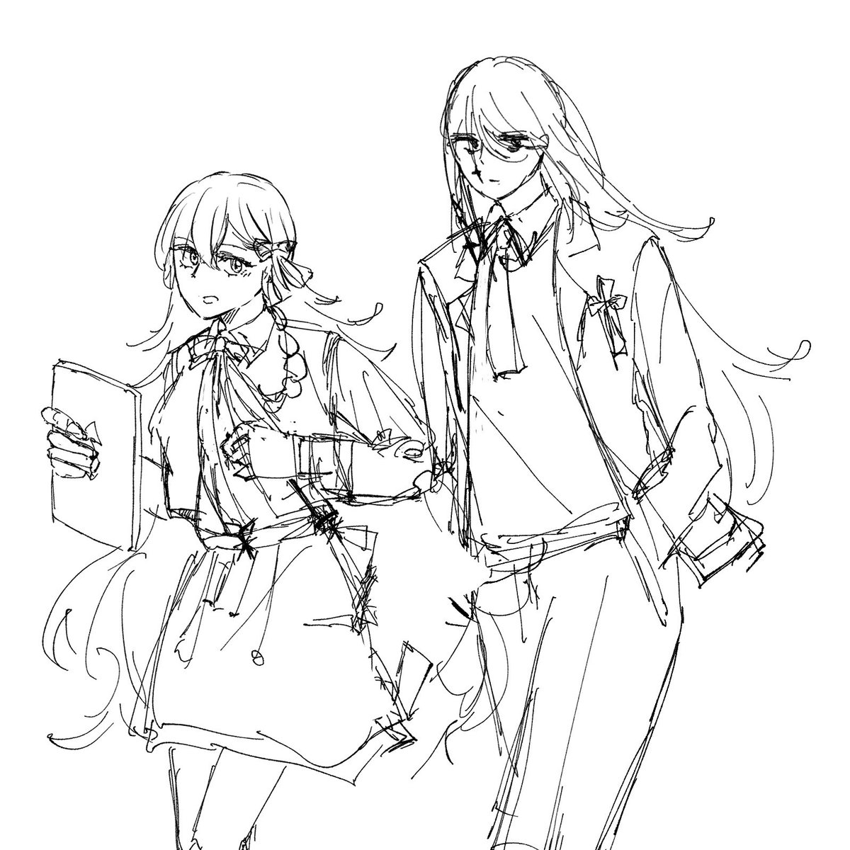 ayahioo00's tweet photo. ちょっと前に描いてた学パロアズラオルあげる
(見かけていいなと思った) https://t.co/MFOAryuFVE