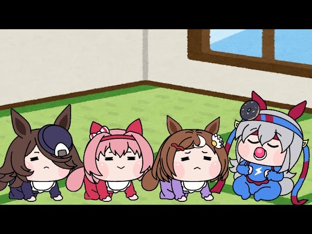 umaumaturuchan's tweet photo. ベビーウマ娘ハイハイレース https://t.co/qPKIfgfRSl