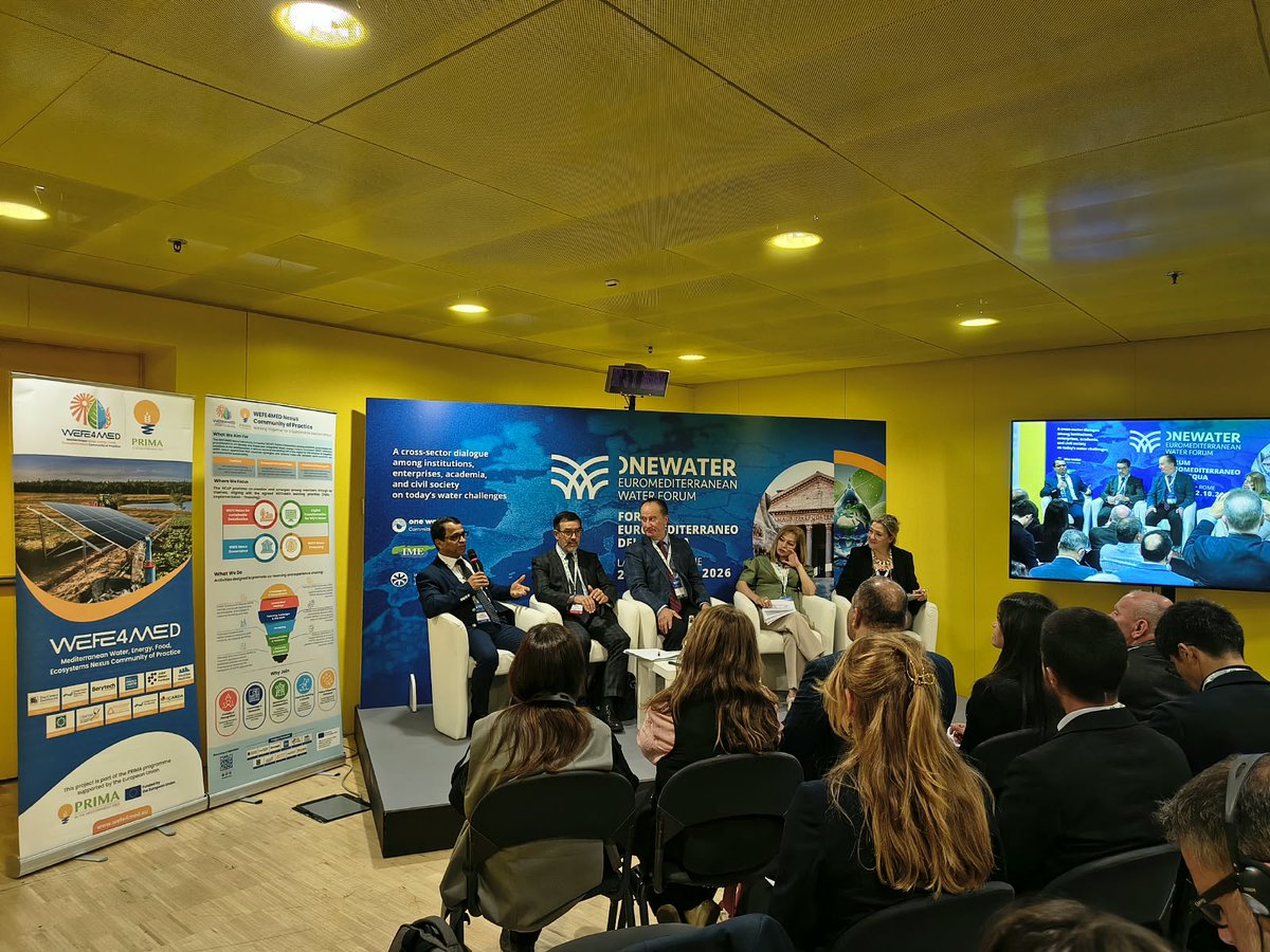 MedCities's tweet photo. π§From #MedCities we contributed to bringing together different perspectives from across and beyond the Mediterranean @Wefe4Med Nexus community. The exchanges included practical experiences of #WEFE Nexus implementation from selected demonstrators in the community of practice https://t.co/aQ0O6DZvtF