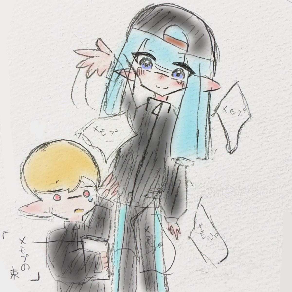 iro_ha0's tweet photo. ちょっとまじで面白すぎて衝動描きしてしまいました……😸✌🏻
何か問題があったらすぐ消します！！ https://t.co/G7qomOe3s3