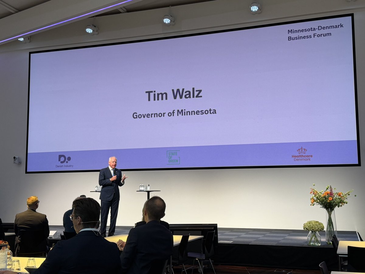 GreggMast's tweet photo. .@CleanEnergyMN was thrilled to participate in today’s MN-Denmark Business Forum! Special thanks to hosts @DanskIndustri @stateofgreendk @HealthcareDK! Together w/@GreaterMSP @ramboll @NKT_Cables we shared opportunities &amp; partnerships to advance the clean energy transition. https://t.co/zS87loFsem