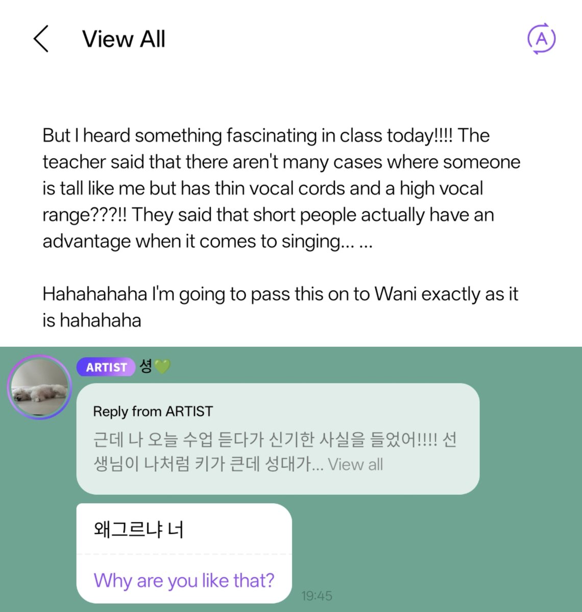 seurrene_'s tweet photo. the reason why wendy is good at singing (joy didn't say that) HAHAHAHAHAHAA 🤣🤣🤣🤣😭😭😭😭😭😭 https://t.co/KdjoaKU8aq