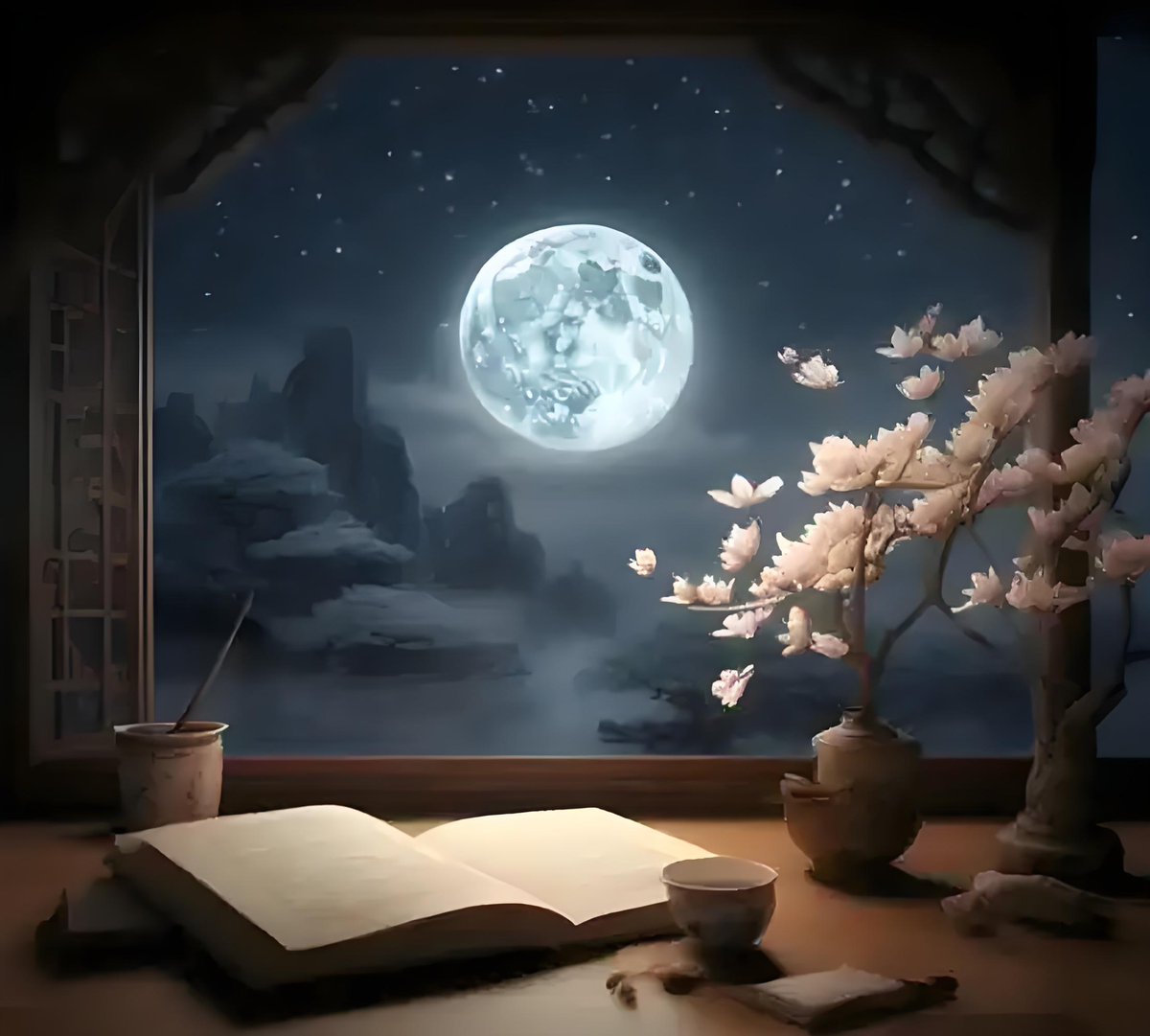 s_rlylet_311's tweet photo. [Rong stands alone, cradling a wine bottle in deep affection by the moonlit window.]， https://t.co/yv7ErqbC8Y
