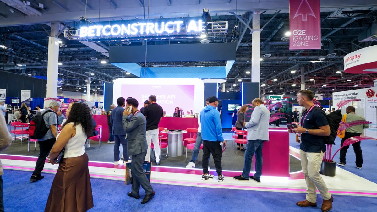 BetConstruct's tweet photo. A highly productive start at the Vegas G2E expo. 
The environment at the BetConstruct AI stand was built for steady networking and exploring enterprise solutions. 
We look forward to welcoming more of you over the next 2 days

#betconstructai #lasvegas #g2e https://t.co/SeTk7UbULg