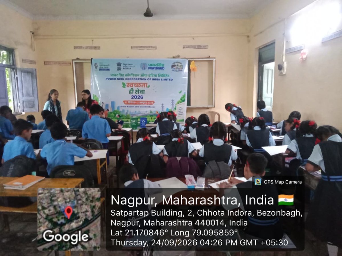 pgcilindia's tweet photo. Under #SwachhataHiSeva2026, POWERGRID organized various school level competitions in painting, waste-to-art, and slogan writing, promoting cleanliness, awareness, well-being, and inclusive community engagement.
#CommunityWelfare
#SwachhBharat
#POWERGRID
#SHS2026
#SwachhataHiSeva2026 
@SwachhBharat
@MoHUA_India
@MoJSDDWS
@MinOfPower
@PIB_India
